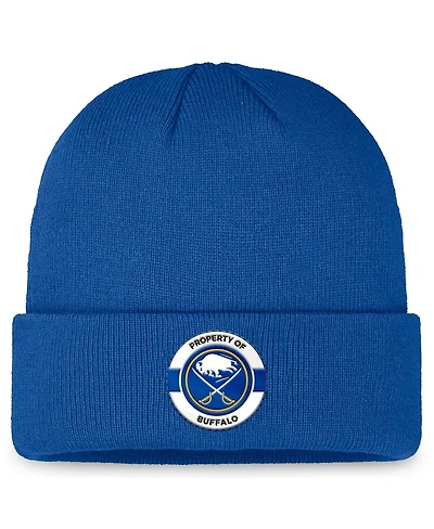 Fanatics Men's Blue Buffalo Sabres Authentic Pro Training Camp Cuffed Knit Hat