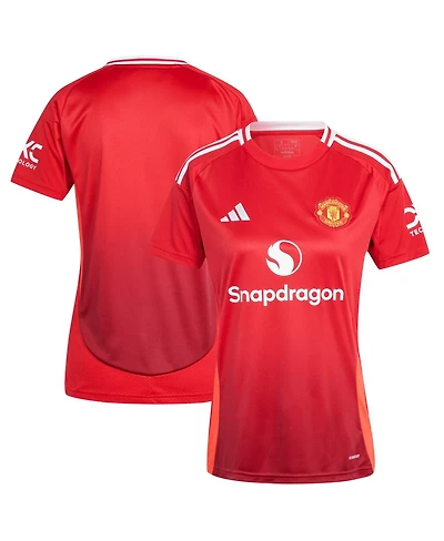 Adidas Women's Red Manchester United 2024/25 Home Replica Jersey