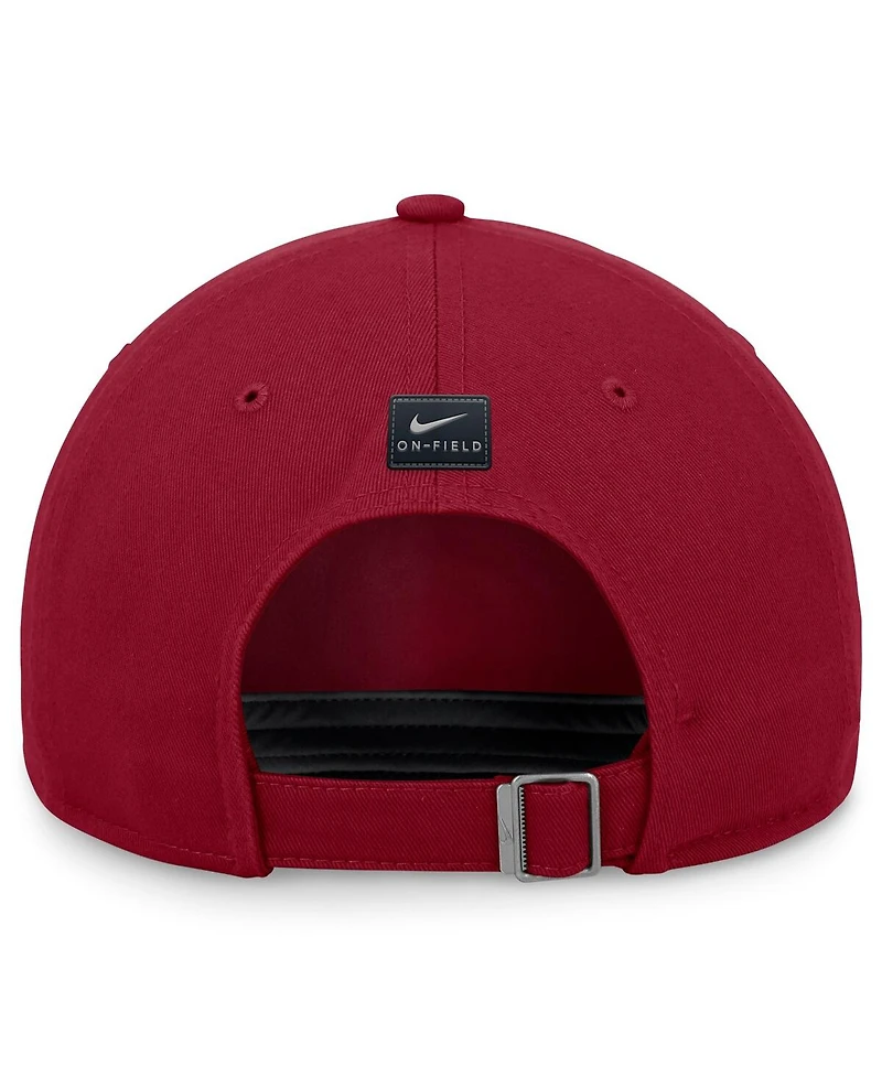 Nike Men's Cardinal Stanford Cardinal 2024 On-Field Club Adjustable Hat