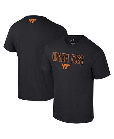 Colosseum Men's Black Virginia Tech Hokies Color Pop Active Blend T-Shirt