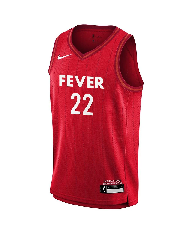Nike Big Boys and Girls Caitlin Clark Red Indiana Fever 2024 Wnba Draft Rebel Edition Victory Player Jersey