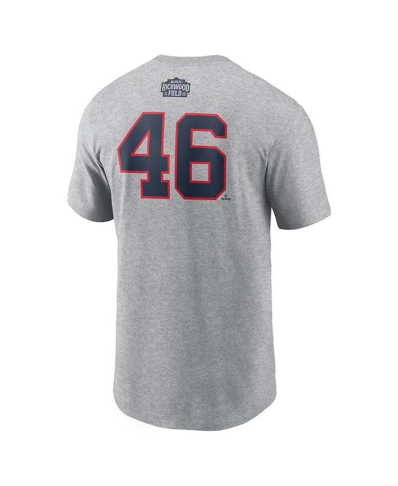Nike Men's Paul Goldschmidt Gray St. Louis Cardinals 2024 Rickwood Classic Fuse Name Number T-Shirt