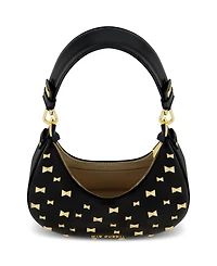 Gold Plated Hardware Leather Hobo Bag