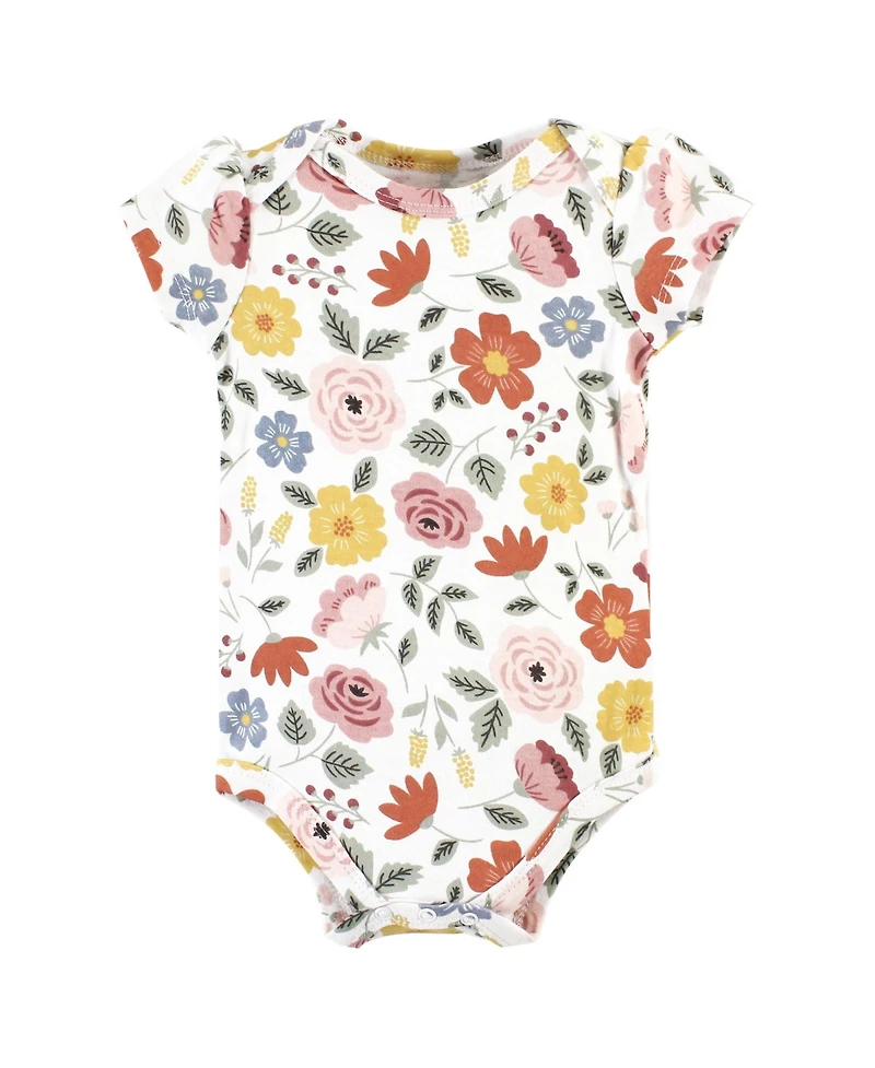 Hudson Baby Girls Cotton Bodysuit