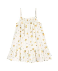 Toddler Girls Short Sleeve and Sleeveless Dress, 2 Pack