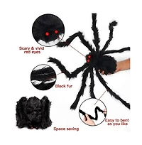 Cowin Giant Haloween Spider Set 78.7in with 16.4ft Web
