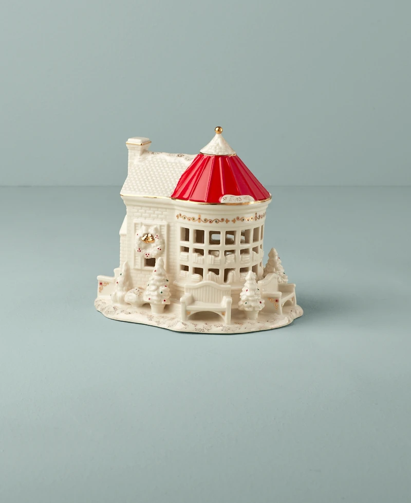 Lenox Mistletoe Park Village Book Store Lit Figurine, Exclusively at Macy's