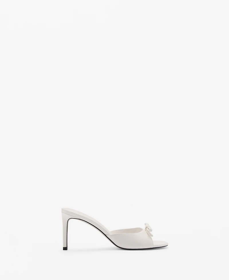 Mango Women's Bow Heel Sandals