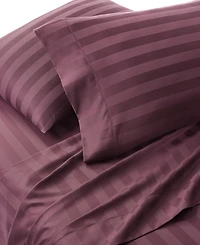 Last Act! Charter Club 1.5" Stripe 550 Thread Count 100% Cotton 3-Pc. Sheet Set, Twin, Exclusively at Macy's