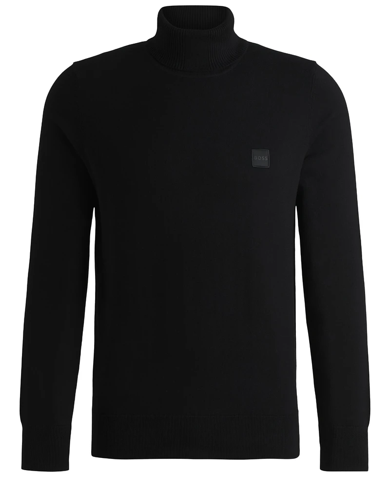 Boss by Hugo Boss Men's Rollneck Regular-Fit Sweater