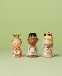Lenox Peanuts Christmas Pageant 3 Kings Figurines
