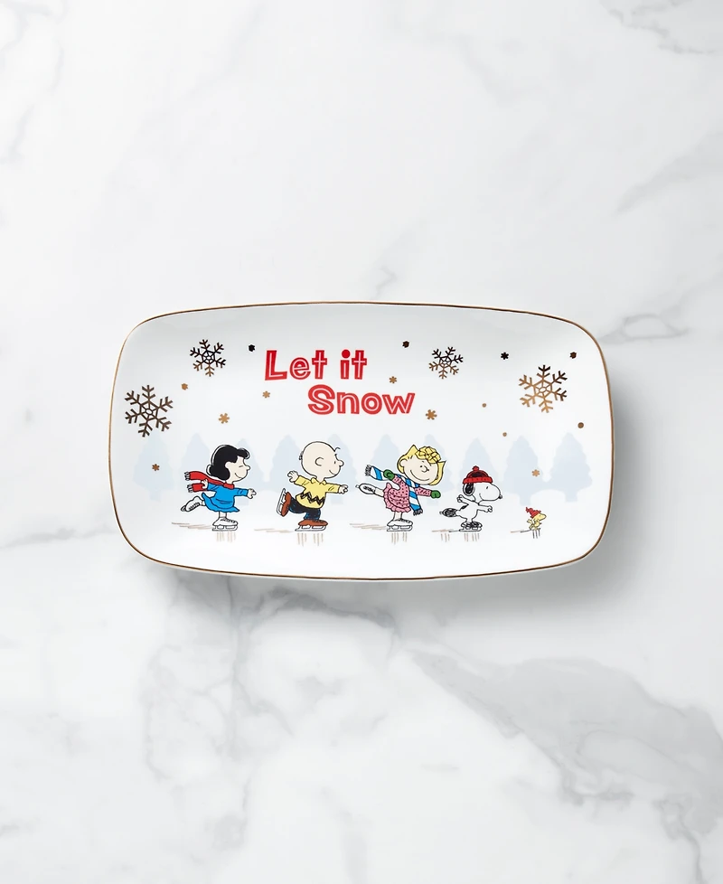 Lenox Snoopy Peanuts Hors D'oeuvres Tray, Exclusively at Macy's