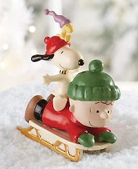 From The Vault! Lenox Snoopy Sledding Adventure Figurine, Exclusively at Macy's