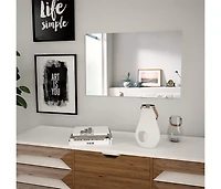 vidaXL Wall Mirror 23.6"x15.7" Rectangular Glass