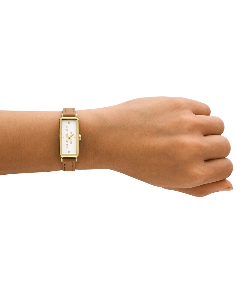 Kate Spade New York Women's Rosedale Brown Leather Watch 32mm