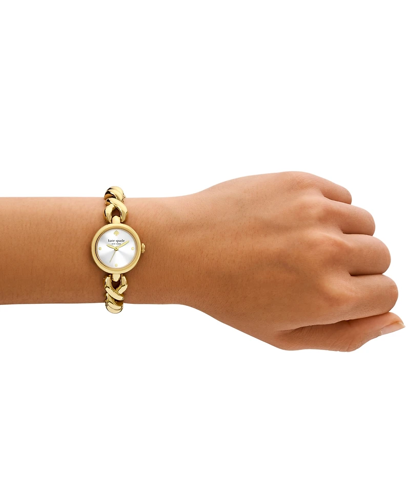 Kate Spade New York Women's Monroe Gold-Tone Stainless Steel Bracelet Watch 24mm