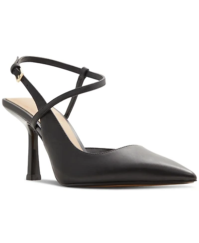 Aldo Women's Brunette Strappy Pointed-Toe Dress Heels