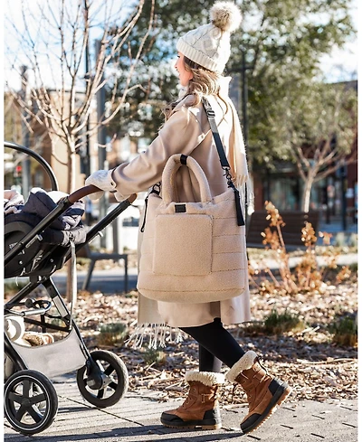 Deux par Deux Unisex Mini Diaper Bag Brown Sugar - Infant|Toddler