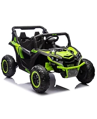 Streamdale Kids' Utv 24V Remote Control, 4-Wheel Suspension, Safety Features
