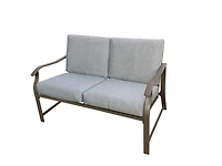 Streamdale Loveseat And Teapoy Mushroom