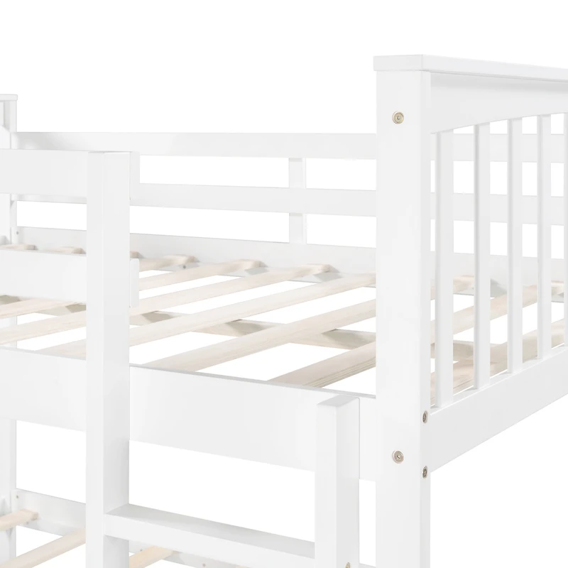 Streamdale Full Over Bunk Bed With Ladder For Bedroom, Guest Room Furniture