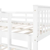 Streamdale Full Over Bunk Bed With Ladder For Bedroom, Guest Room Furniture
