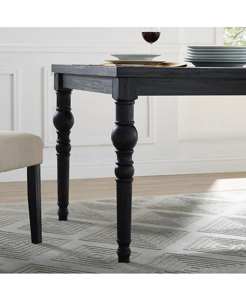 Streamdale Urban Style Dining Table, Black