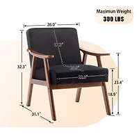 Mid-Century Oasis Comfy Velvet Chair for Stylish Comfort