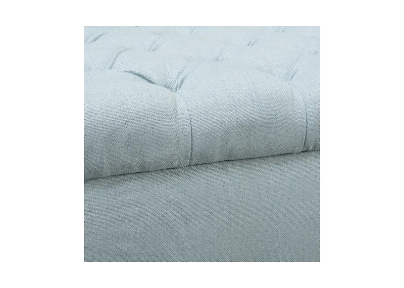 Simplie Fun Modern Diamond Tufted Storage Ottoman with Versatile Style