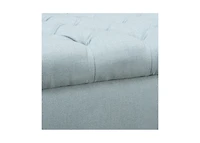 Simplie Fun Modern Diamond Tufted Storage Ottoman with Versatile Style