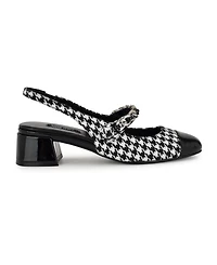 Nine West Women's Geko Block Heel Dress Slingback Pumps