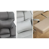 Streamdale Ergonomic Swivel Chair with Lumbar Support and Footrest