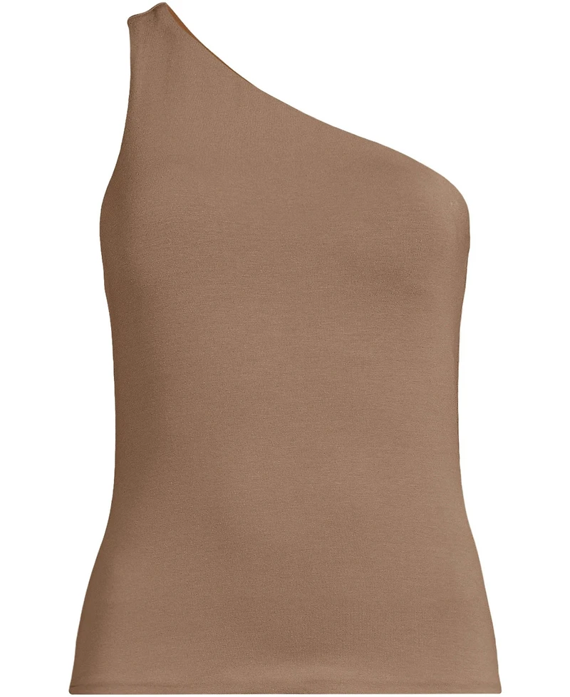 Lands' End Women's Slender One Shoulder Top