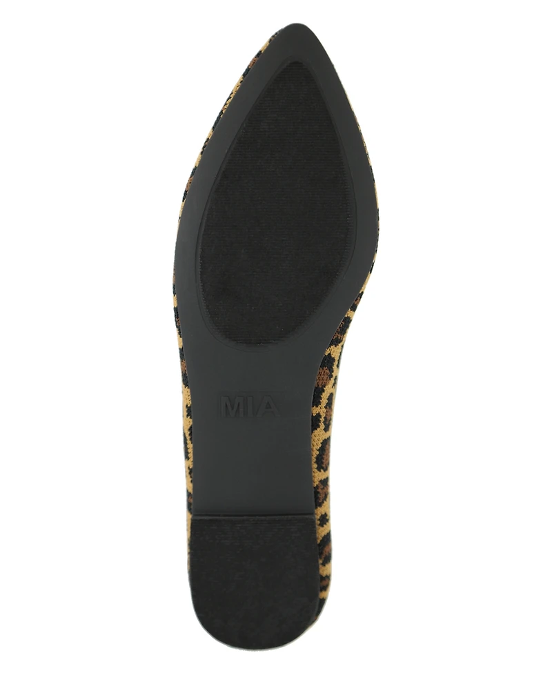 Mia Women's Corrine Ballet Knit Flats