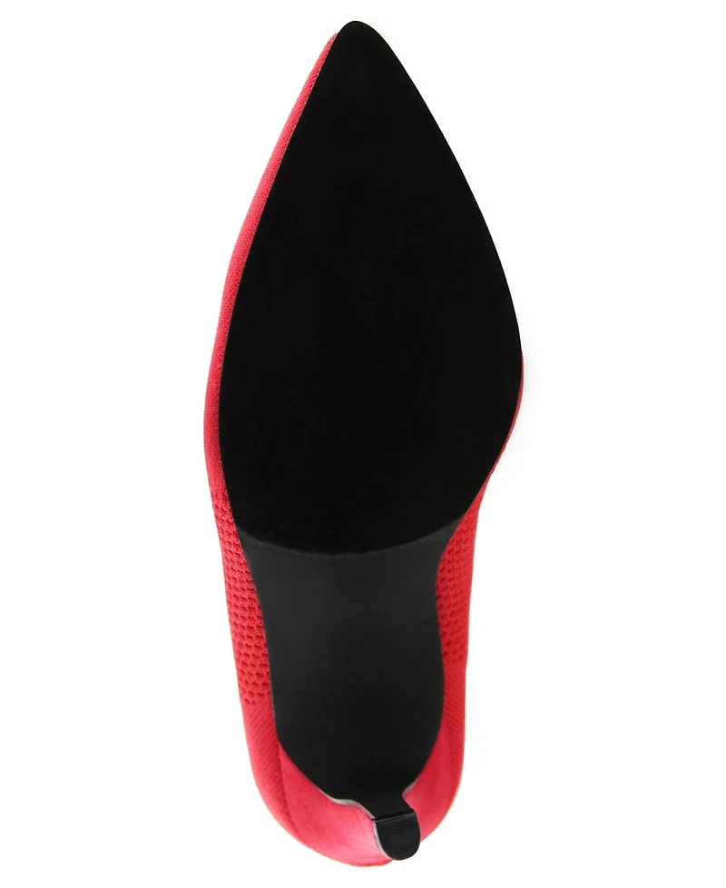 Mia Women's Mckinley Stiletto Knit Dress Booties