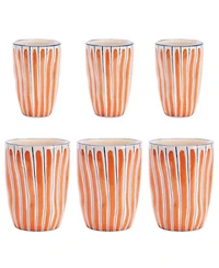 Slickblue Container (Set of 6) 3"D x 4"H, 4"D x 5"H Dolomite