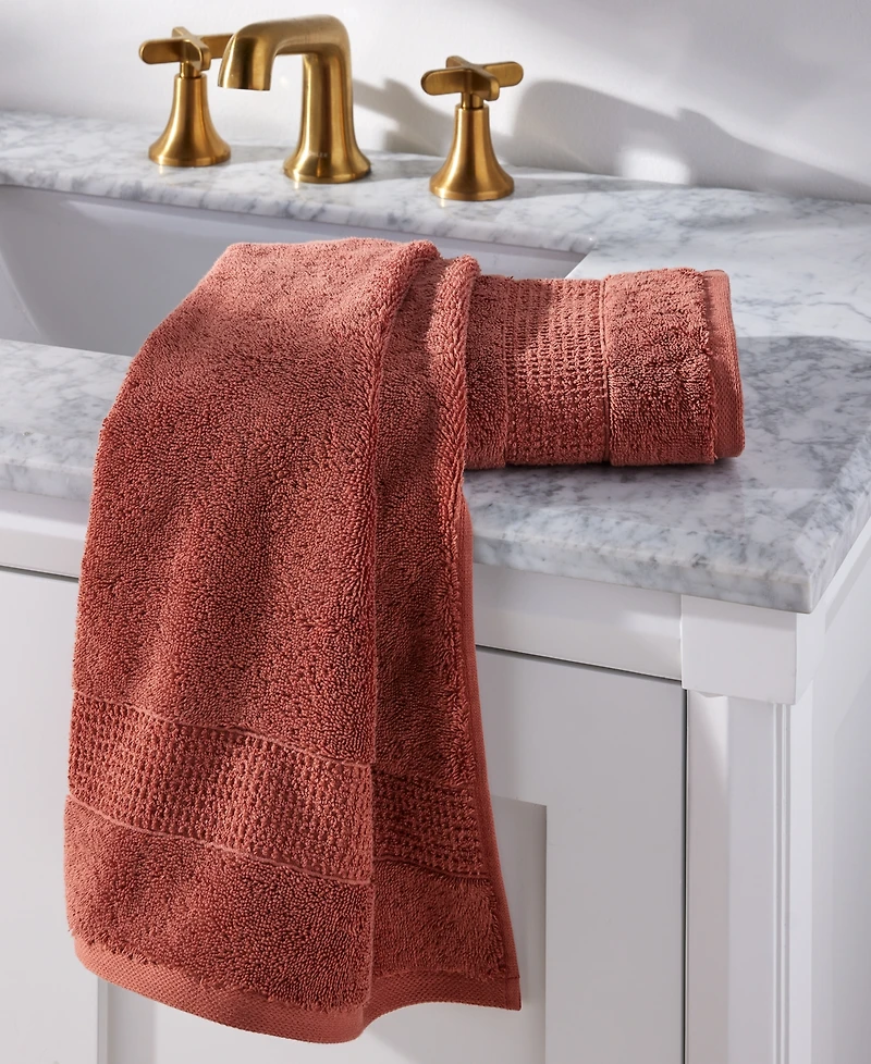 Oake Organic Cotton 2-Pk. Hand Towel, Exclusively at Macy's