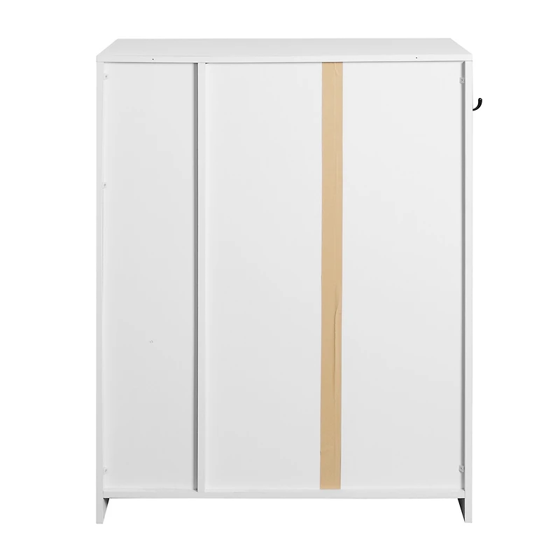 Streamdale Modern White Shoe Rack Organizer