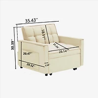 Streamdale Furniture Versatile Multi-Use Sofa Bed for Comfort and Space-Saving