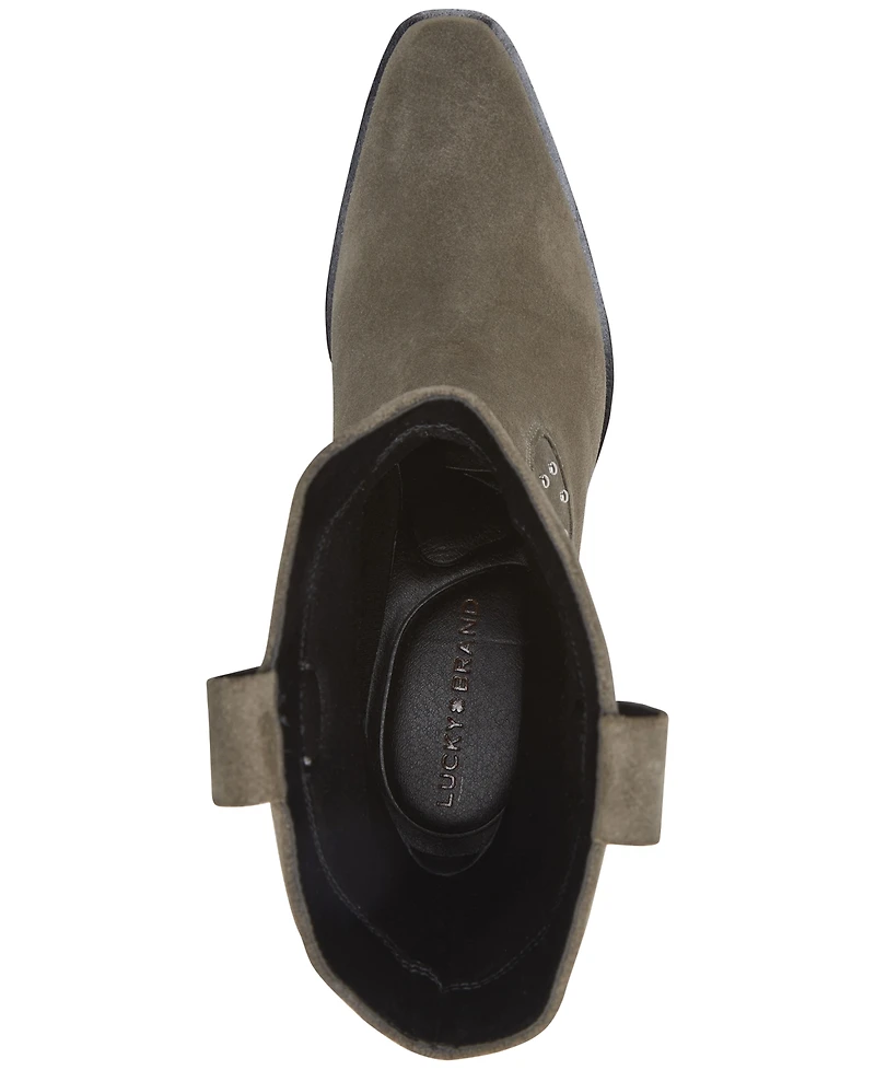 Lucky Brand Women's Cesiet Studded Cowboy Boots