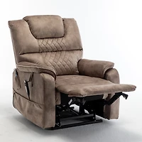 Streamdale Furniture User-Friendly Electric Recliner Easy Assembly, Side Pockets