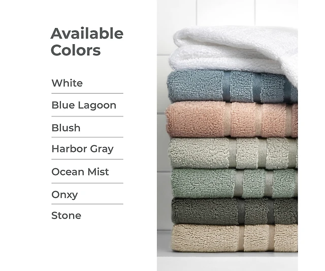 Cariloha Washcloth Set - Ultra-Soft Turkish Cotton & Viscose Blend, Highly Absorbent, Odor Resistant (Onyx, 12x12") - View #6