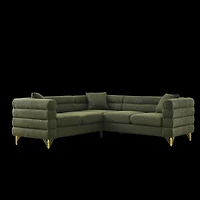 Streamdale 81.5" Oversized L-Shaped Sectional Sofa Cover - 5-Seater