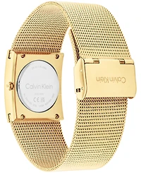Calvin Klein Women's Pulse Gold-Tone Stainless Steel Mesh Watch 26.40mm