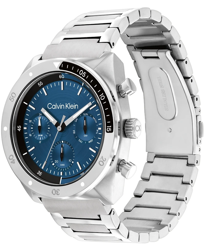 Calvin Klein Men's Flex Sliver Stainless Steel Bracelet Watch 42mm