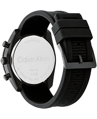 Calvin Klein Men's Flex Silicone Strap Watch 45mm