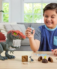 Jurassic World Crushivores Spinosaurus Cage Crasher Dinosaur Action Figure Unboxing Toy Compounds