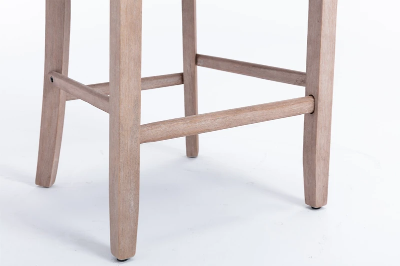 Streamdale Furniture Handcrafted Velvet Barstools with Supportive Backrest