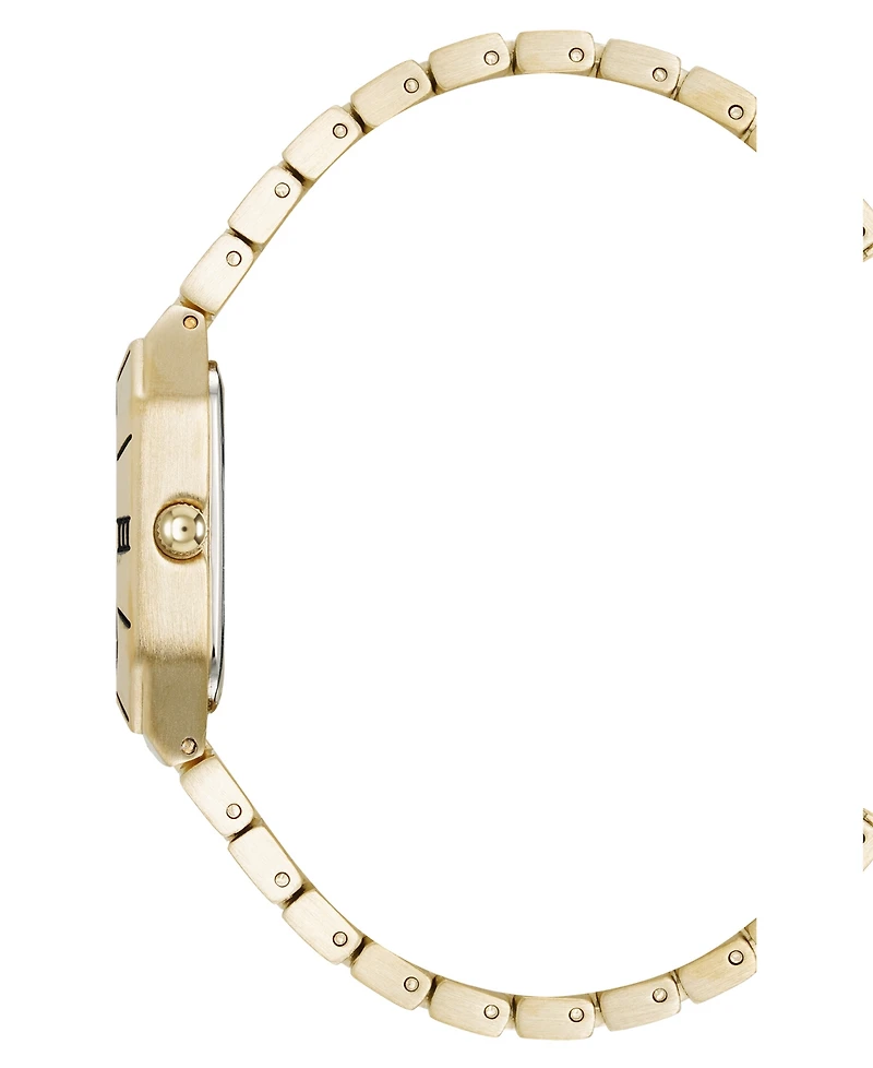 Anne Klein Women's Quartz Roman Numeral Bezel Gold-Tone Alloy Metal Watch, 23mm