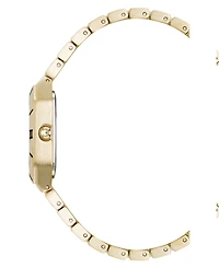 Anne Klein Women's Quartz Roman Numeral Bezel Gold-Tone Alloy Metal Watch, 23mm